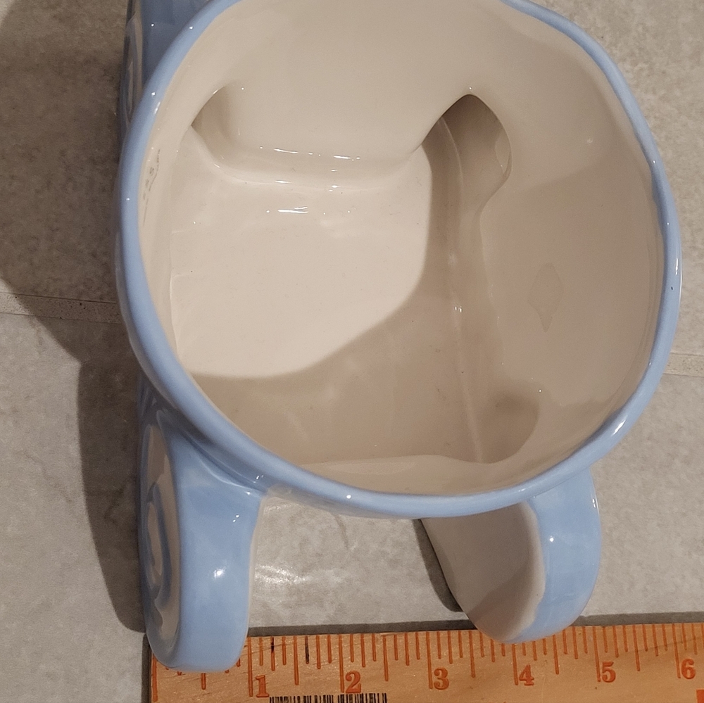 Rae Dunn Blue and White Cinderella Carriage Bowl/Planter - Picture 5 of 5